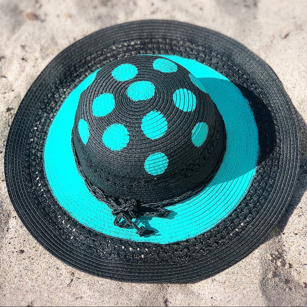 Handmade Handpainted ‘Polka Dot’ Sun Hat